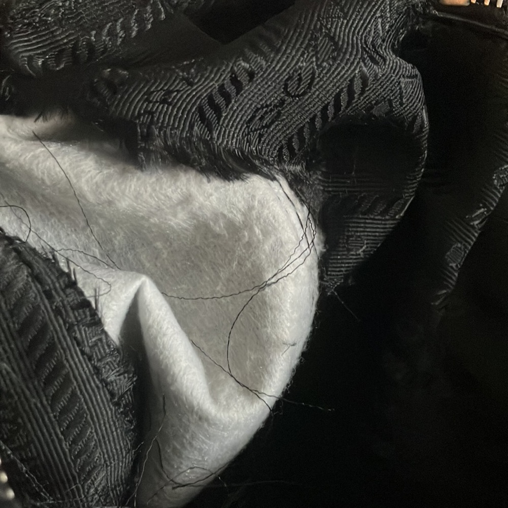 Authentic Prada Black nylon Bag inside tear - Picture 5 of 15